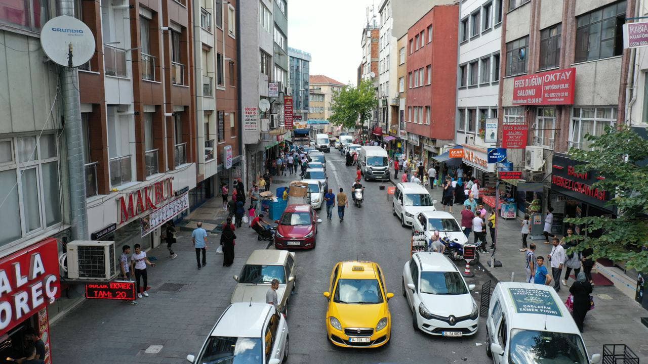 Çağlayan Mahallesi Vatan Caddesi Prestij Yol Düzenleme — Çalışma Öncesi