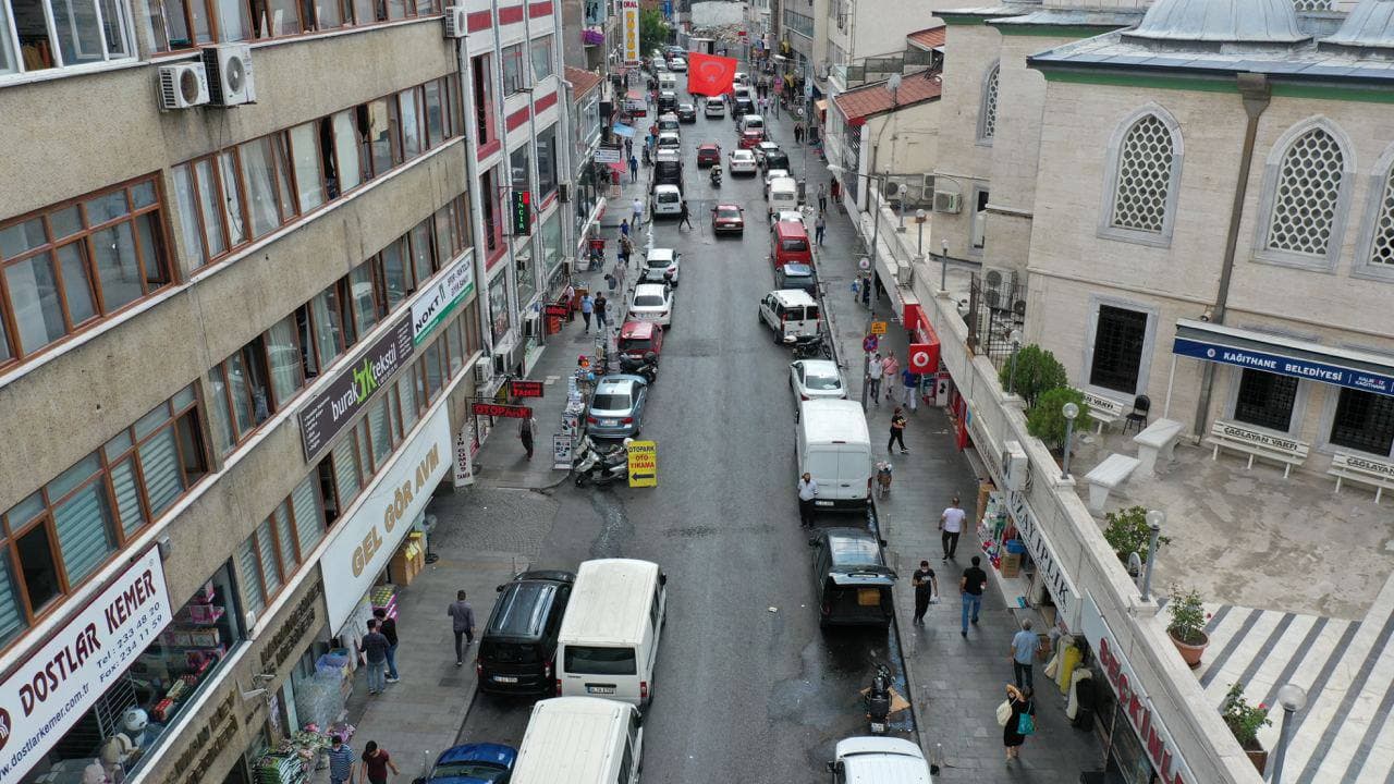 Çağlayan Mahallesi Vatan Caddesi Prestij Yol Düzenleme — Çalışma Öncesi